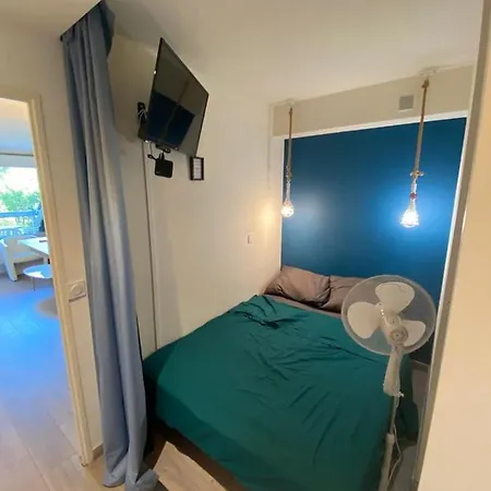 - 2p Climatisé Avec Piscine Et à 8mn Des Plages Apartamento Antibes