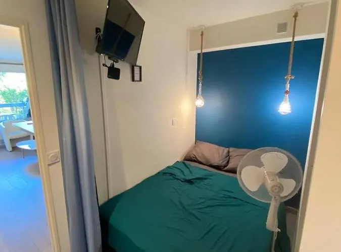 - 2p Climatisé Avec Piscine Et à 8mn Des Plages Apartamento Antibes